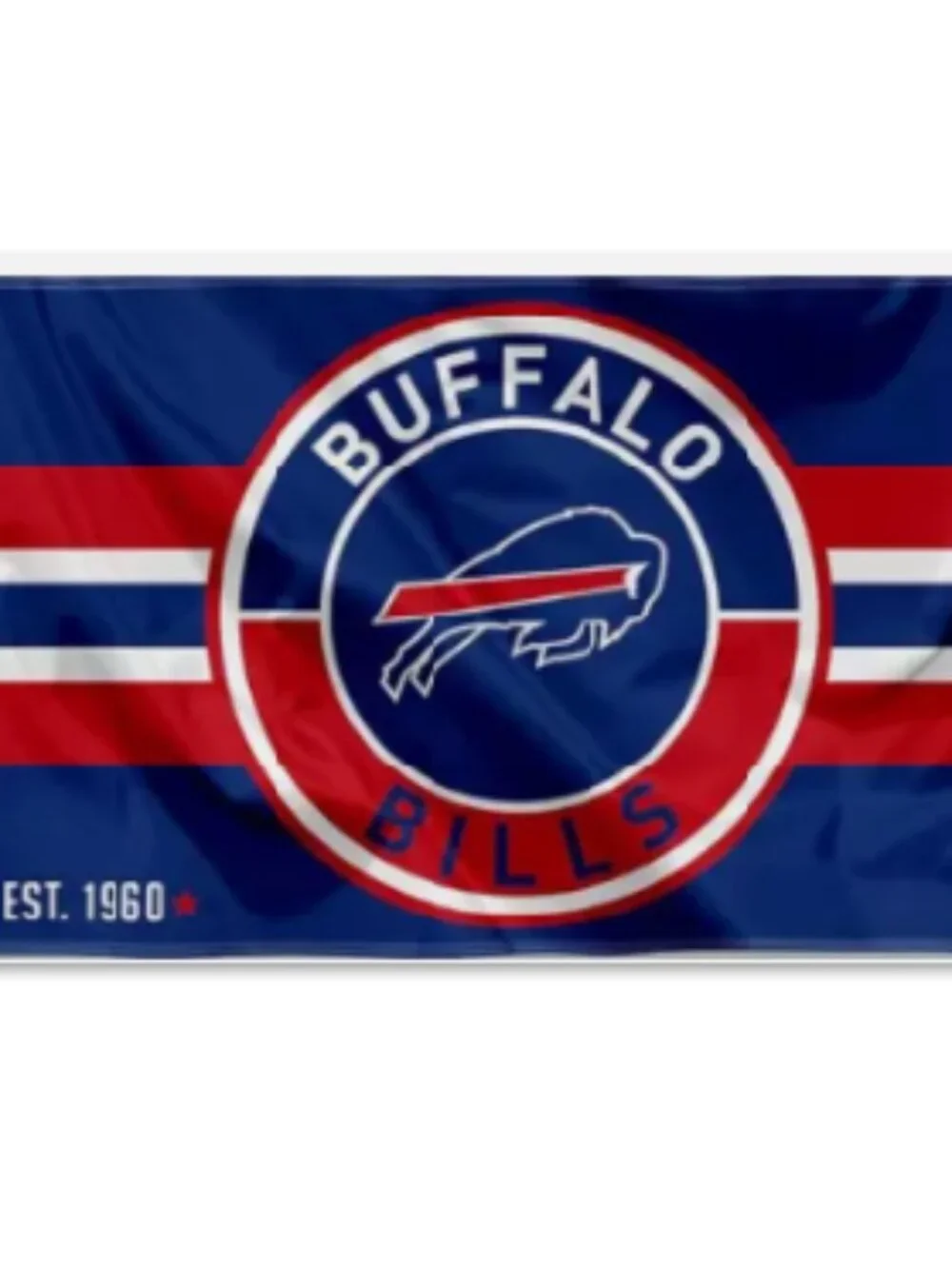 Buffalo Bills Circle Center NFL 3X5 Feet Flag Banner Pole or Wall Decor